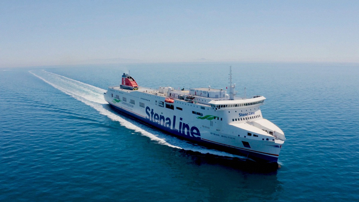 Stena Line ferry Stena Baltica at sea on the Baltic